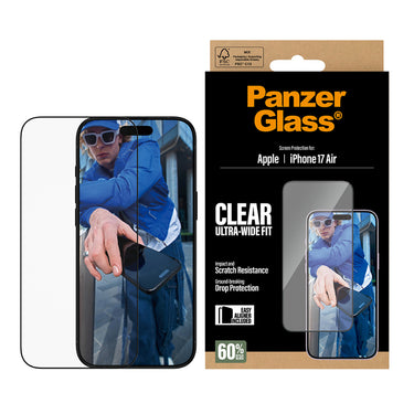 PanzerGlass UltraWide Fit Screen Protector for iPhone Air